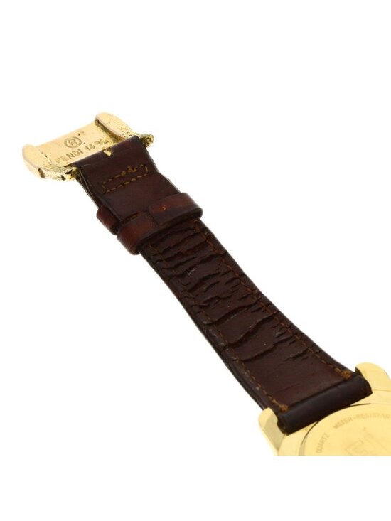 Fendi Round Face Watch Leather main image 5
